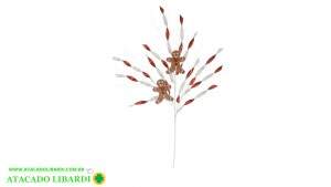 GINGERBREAD VERMELHO BRANCO 
88CM 56927003
