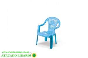 CADEIRA INFANTIL PLAST AZUL 2705