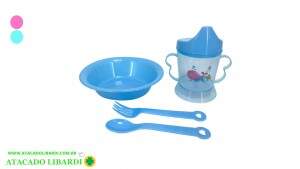 KIT REFEICAO INFANTIL 4PCS COLOR BA24362
