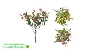 BQ VERDE COM FLOR X7 35CM BG407038