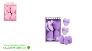 KIT ESPONJA MAQUIAGEM 5PCS COLOR DV81448