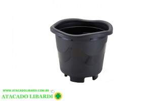 VASO PLAST RED 44X41CM 26L PRETO 390