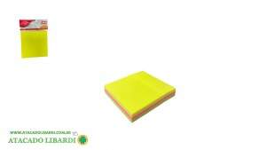 BLOCO ADESIVO 76X76MM 1UNI COLOR WPA01096
