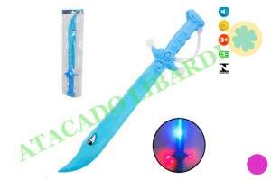SOLAPA ESPADA 61CM C/SOM E LUZ TKSW03