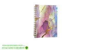 CADERNO MARMORE 14,5X21CM 58F FJ90416