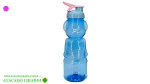 GARRAFA PLAST 500ML ESTAMPADA COLOR BA27058