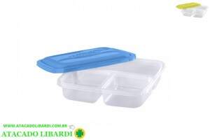 MARMITA C/3 DIVISORIAS PLAST PEQ30