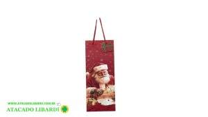 SACOLA PAPEL PRESENTE 12,7X8,3X36CM YX8789