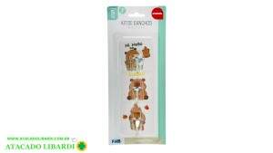 GANCHO ADESIVO 3PCS CAPIVARA FJ91093