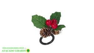ANEL PORTA GUARDANAPO 8CM DE NATAL ANE04