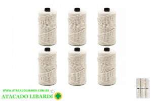 BARBANTE CRU 4/6 100% ALGODAO 6UNI 90406