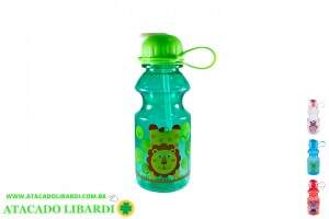 GARRAFA INFANTIL PLAST 300ML C/CANUDO SORT CB1019