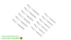 FACA CHURASCO 12UNI INOX WX5355