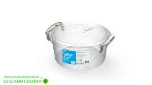 POTE 1,2L REDONDO C/TRAVA FLIPLOCK 3753