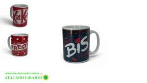 CANECA CERAM 300ML 9CM CHOCOLATE UT1132