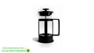 CAFETEIRA FRANCESA 600ML 16CM VIDRO SUPORTE 31526C