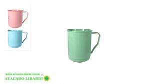 CANECA MICROONDAS 450ML 10X9CM COLOR  5507