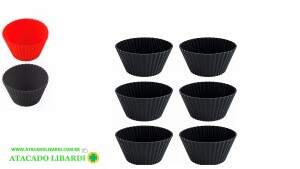FORMA SILICONE CUPCAKE 6PCS SORT CA08338