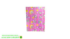 PAPEL 20X30CM PRES SACO ELEFANTE ROSA C/50UNI