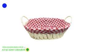 CESTA ARTESANAL 28X6,5X21CM OVAL CA20272