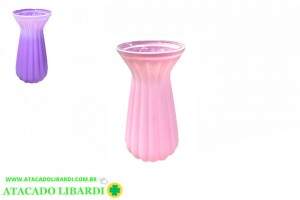 VASO VIDRO 22X10CM 900ML COLOR CA16179