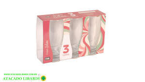 CONJ COPO VIDRO 360ML 3PCS 98751