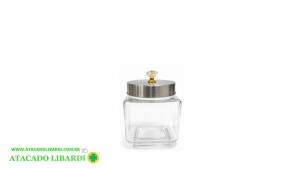 POTE VIDRO 11CM 400L C/TAMPA FUT1125