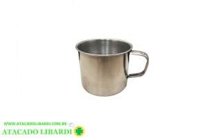 CANECA INOX 220ML 7,5X6,5CM LT9579