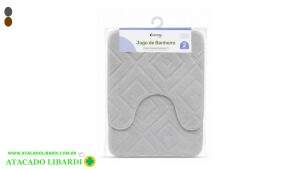 CONJUNTO MICROFIBRA BANHEIRO 2PCS DV80976