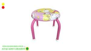 BANCO INFANTIL METAL ASSENTO APITO COLOR CB1751