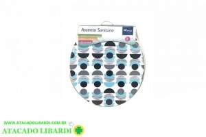 ASSENTO SANITARIO ALMOFADADO DECORADO CLC01004