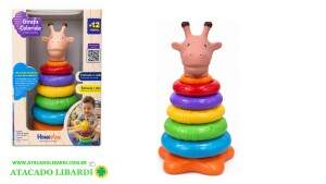 BRINQUEDO GIRAFA COLOR ARGOLAS 6450