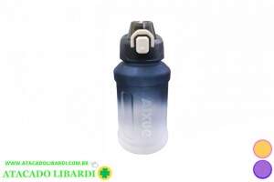 GARRAFA PLAST TAI DAI 850ML C/CANUDO COLOR LT23354