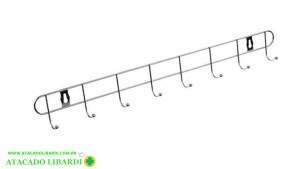 CABIDE PAREDE METAL 8 GANCHO LT25071