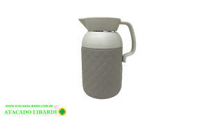 GARRAFA TERMICA 1L PLAST CINZA PL018G02