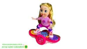 BONECA SKATISTA C/SOM E LUZ GIRL CP200588