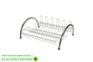ESCORREDOR LOUCA INOX ARCO CROMADO 1123