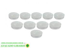 VELA DECORATIVA 10PCS BRANCA  FR383
