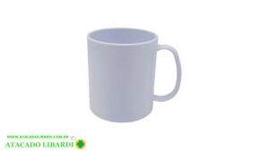 CANECA PLAST 430ML BRANCA 2232