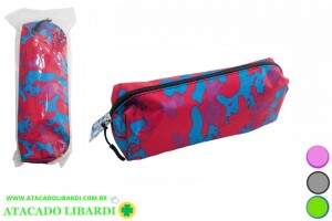 ESTOJO ESCOLAR JUV UNISSEX 19X7CM CAMUFLADO HE85180
