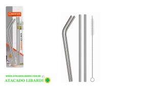 CANUDO INOX  4PCS 21,5CM  C/LIMPADOR CRS2813