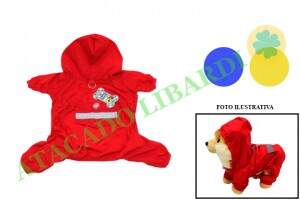 CAPA CHUVA CACHORRO 48CM B277