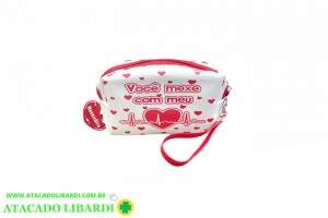 NECESSAIRE 18X11CM FEM ESTAMPADA AMOR HN81598