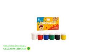 TINTA PINTURA A DEDO 15ML 6UNI COLOR PD1000