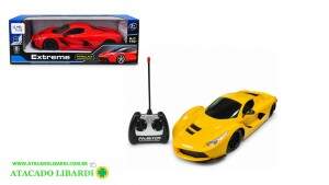 CARRO DE CONTROLE REMOTO 4 FUNC ESPORTIVO 33CM MD19243