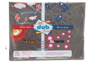 FOLHA EVA 40X47 2MM PRETO DUBFLEX 10UNI