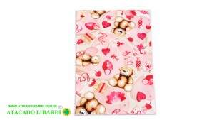 PAPEL 35X53CM PRES SACO BEAR LOVE C/50UNI 876