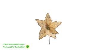 BICO PAPAGAIO AVELUDADO 22CM C/GLITTER DOURADO 99495001