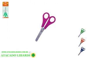 TESOURA ESCOLAR 13CM UNI COLOR 4500
