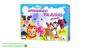 JOGO APRENDENDO PALAVRAS 24PCS ANIMAIS 075
